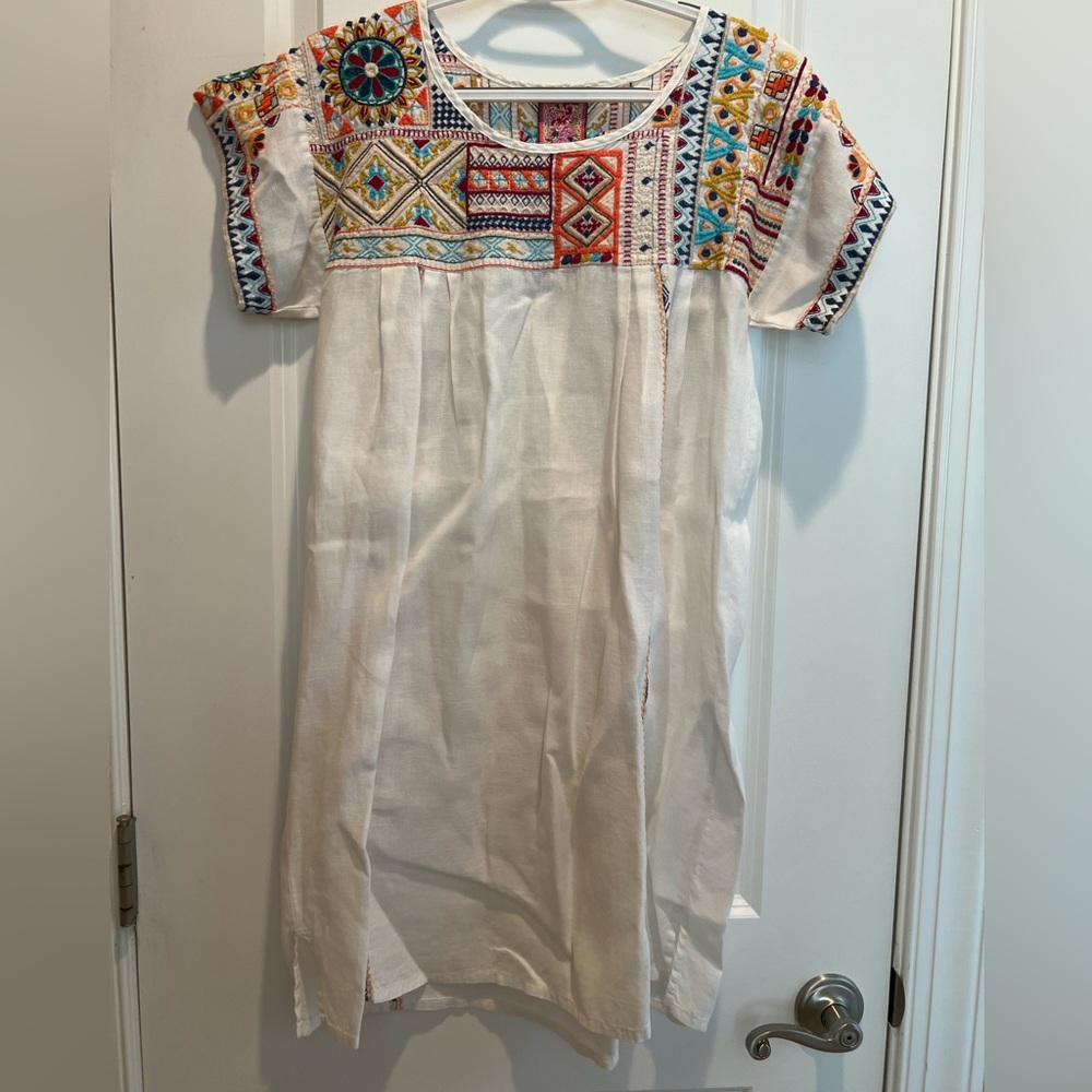 Johnny Was embroidered dress